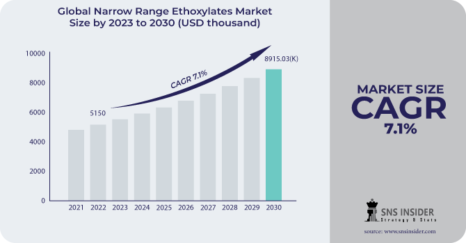 Narrow Range Ethoxylates Market Revenue Analysis