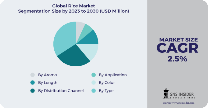 Rice Market Segment Pie Chart