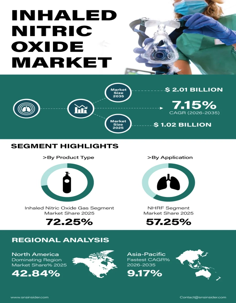 Inhaled Nitric Oxide Market Infographic