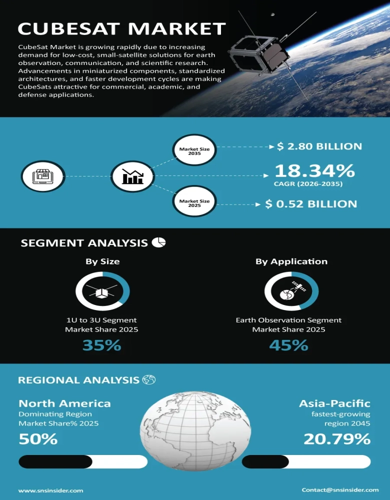 CubeSat Market Infographic