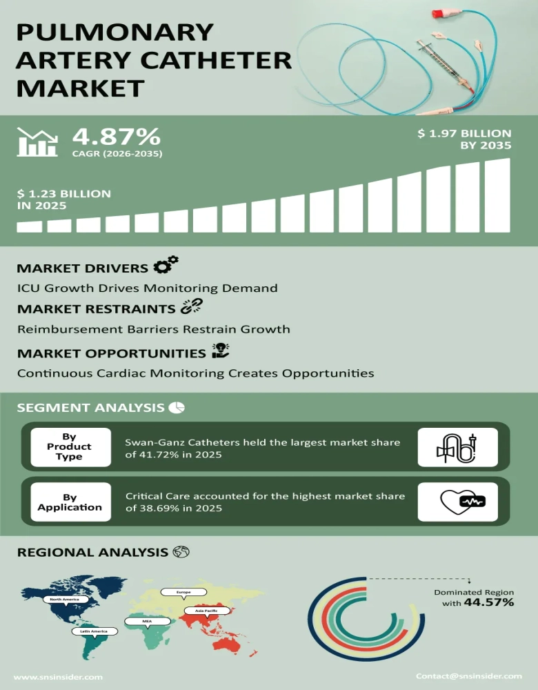 Pulmonary Artery Catheter Market Infographic