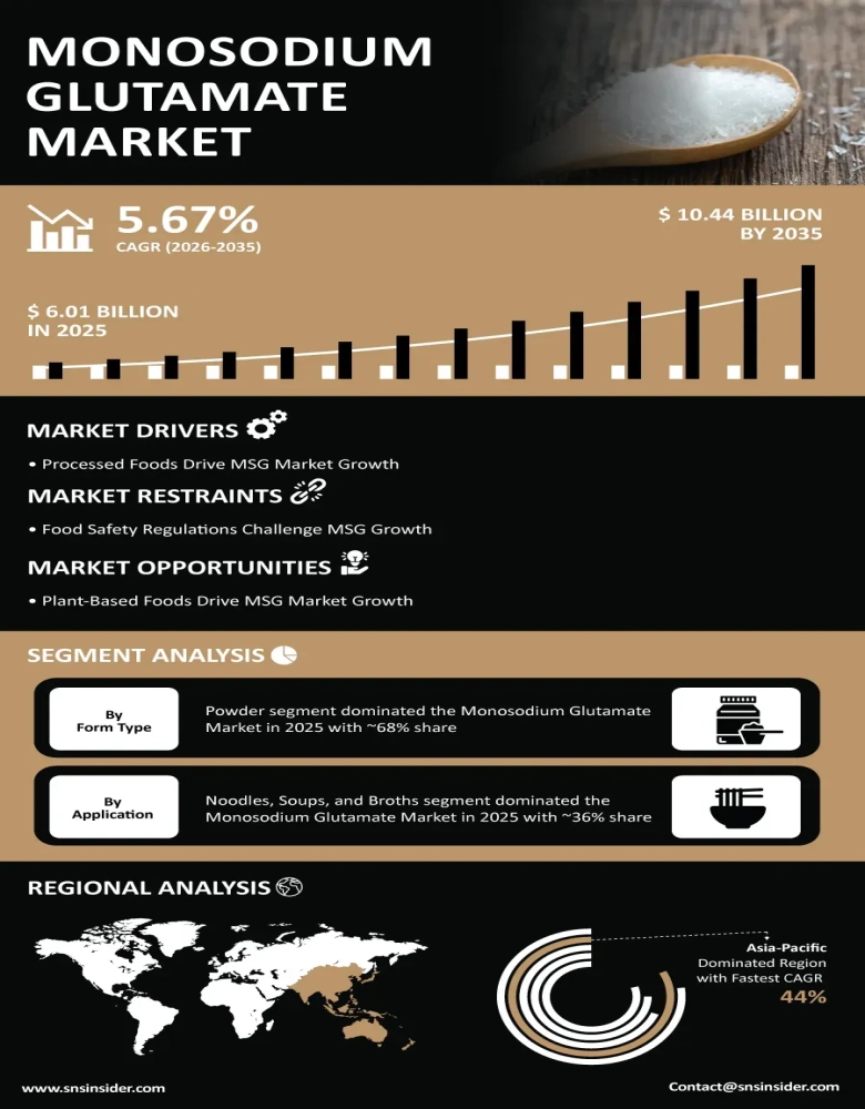 Monosodium Glutamate Market Infographics