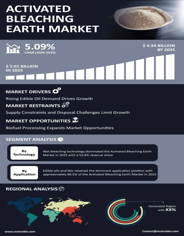 Activated Bleaching Earth Market Infographic
