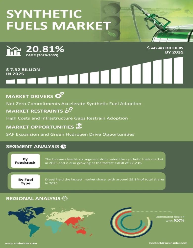 Synthetic Fuels Market Infographic