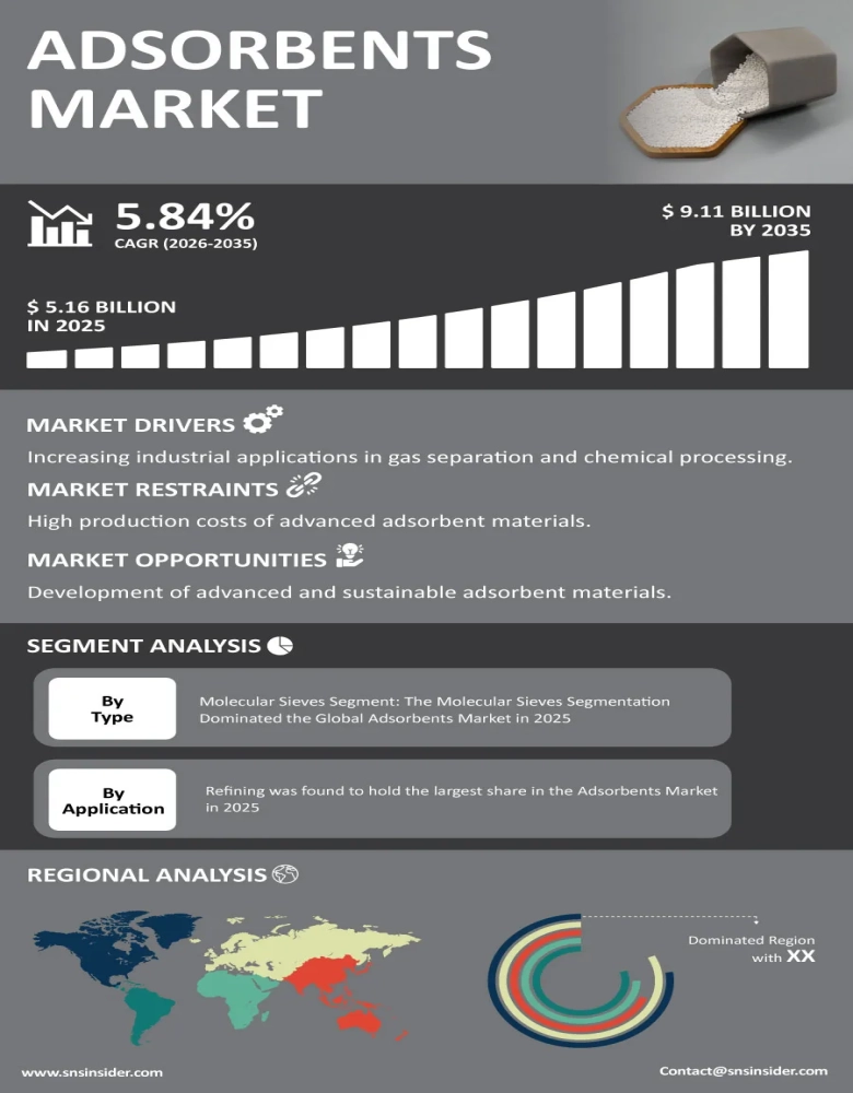 Adsorbents Market Infographic