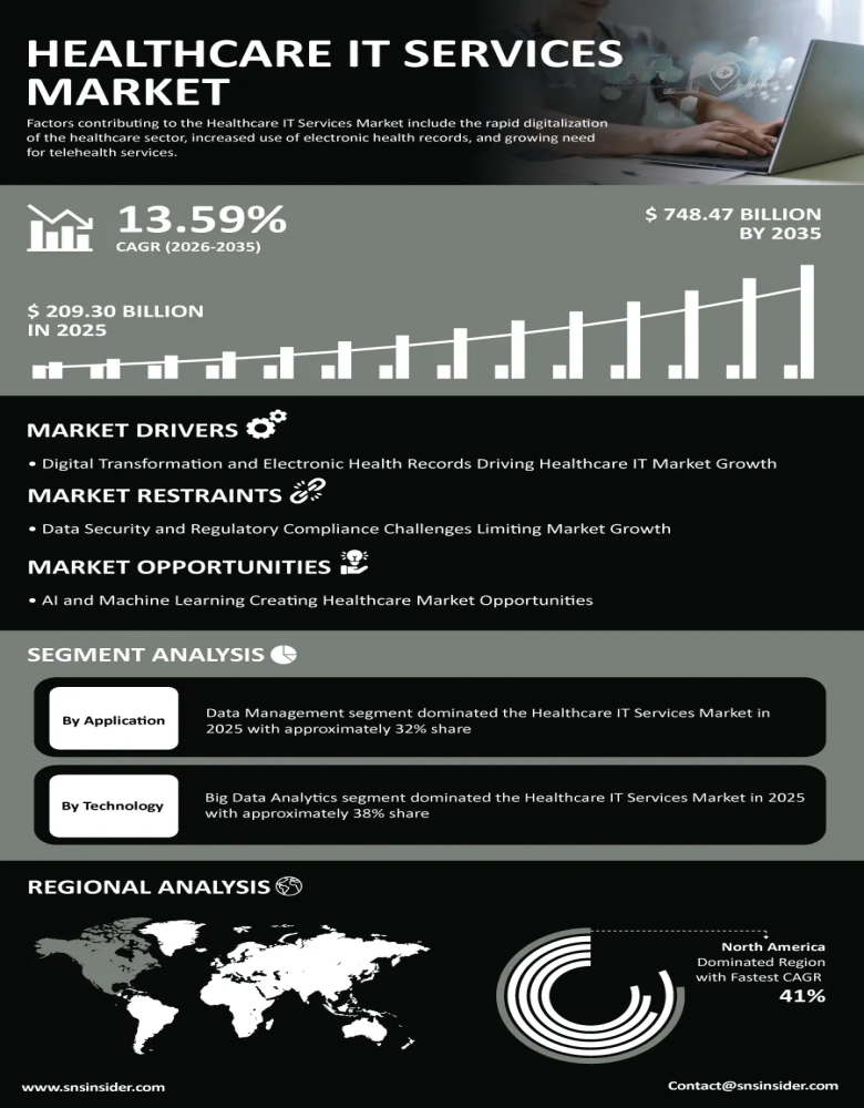 Healthcare IT Services Market Infographic