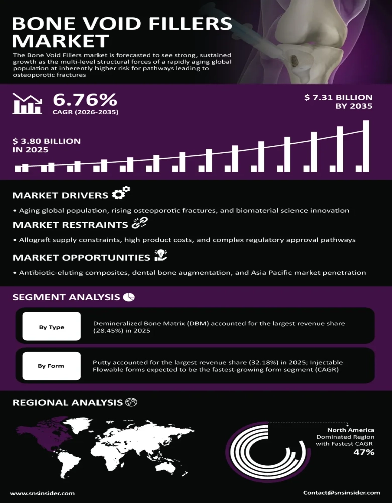 Bone Void Fillers Market Infographic