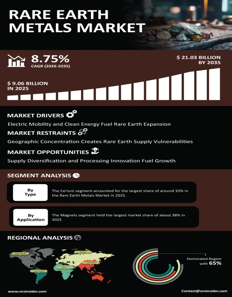 Rare Earth Metals Market Infographic