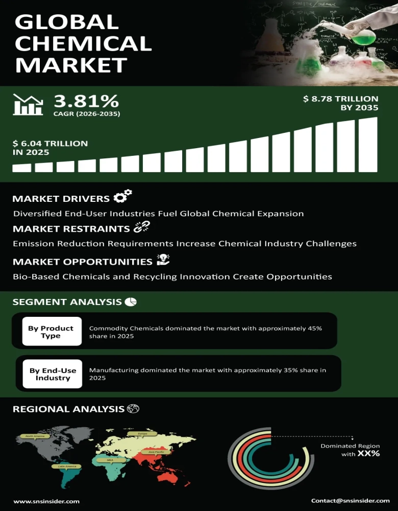 Global Chemical Market Infographic