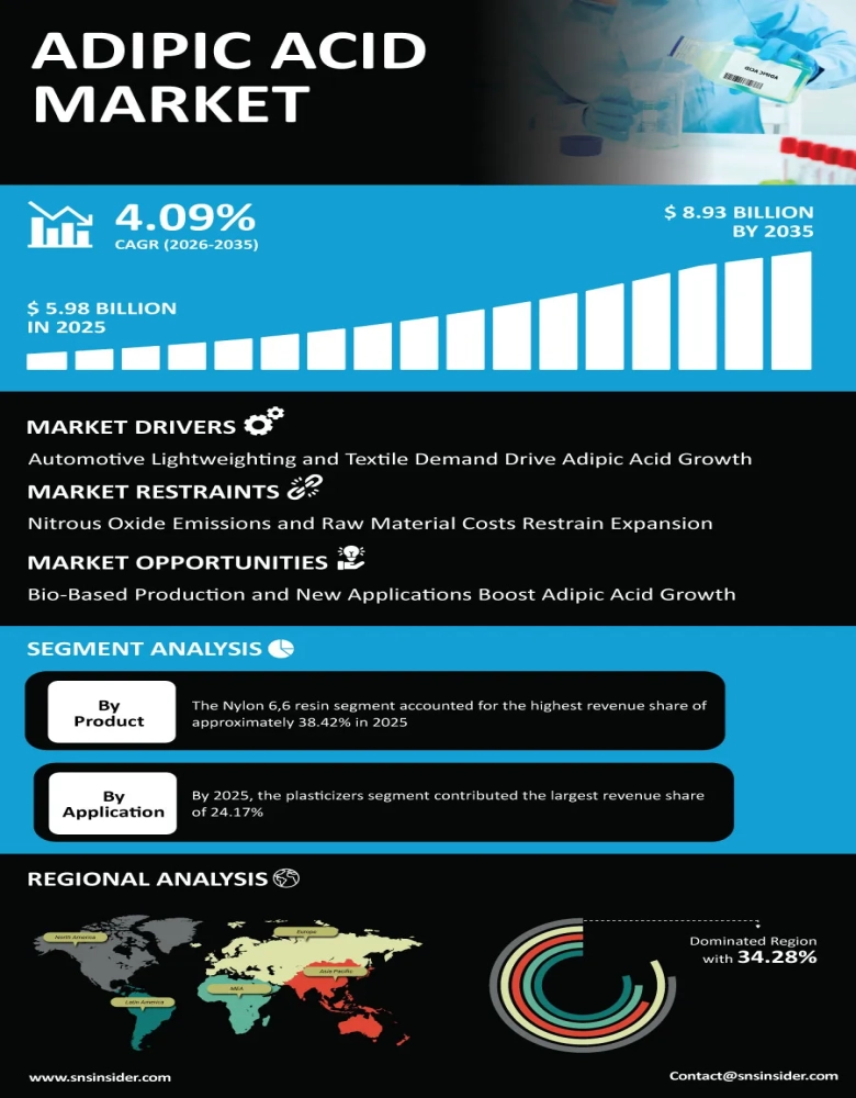 Adipic Acid Market Infographic