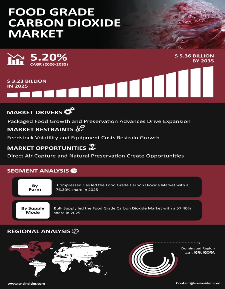 Food Grade Carbon Dioxide Market Infographic