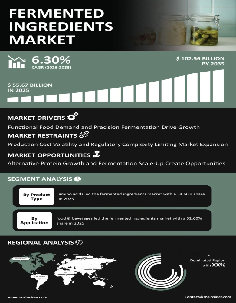 Fermented Ingredients Market Infographic