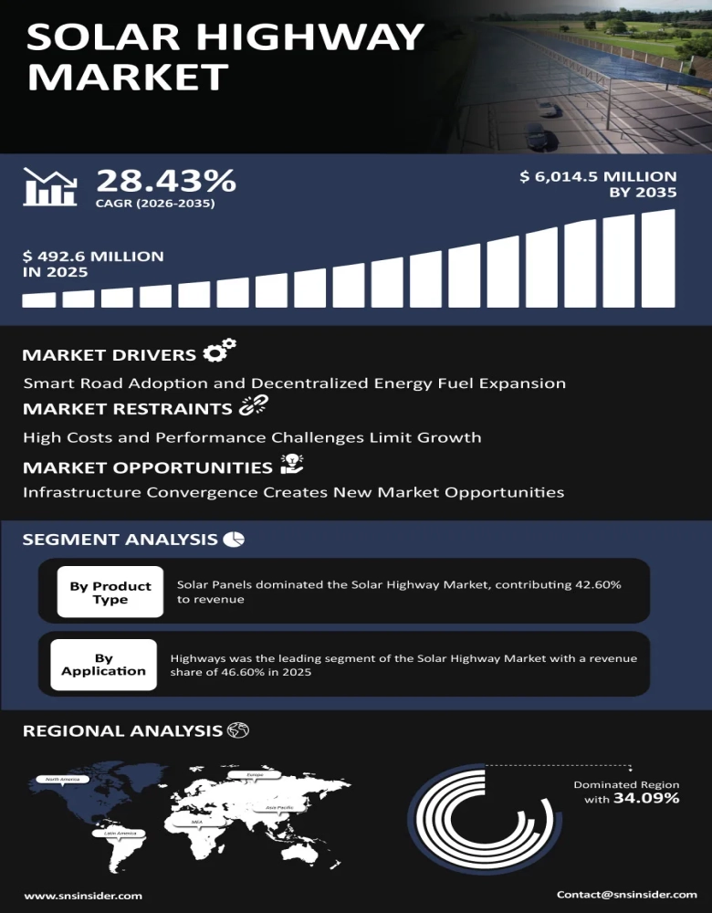 Solar Highway Market Infographic