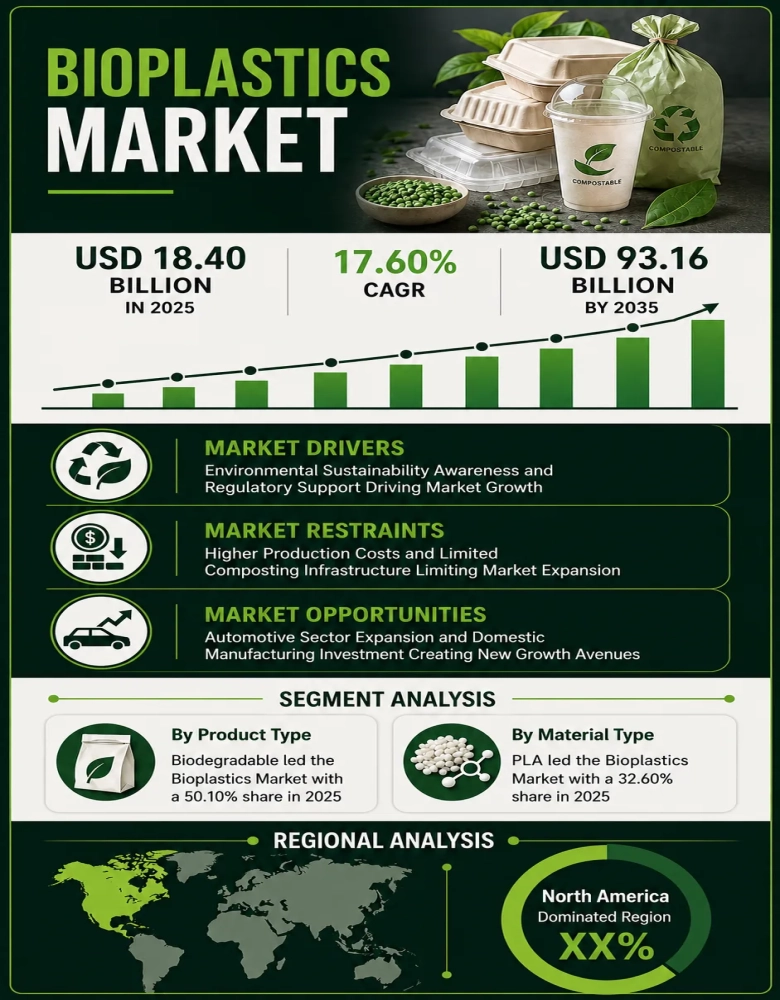 Bioplastics Market Infographic