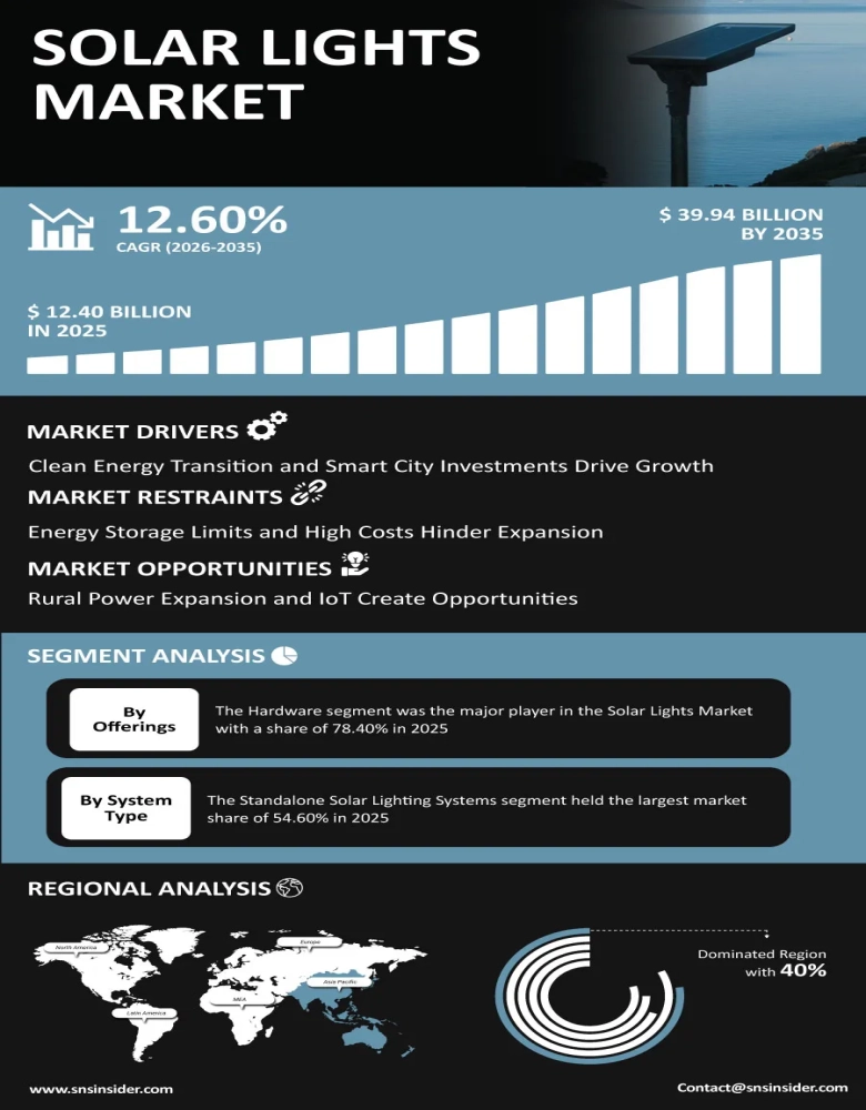 Solar Lights Market Infographic