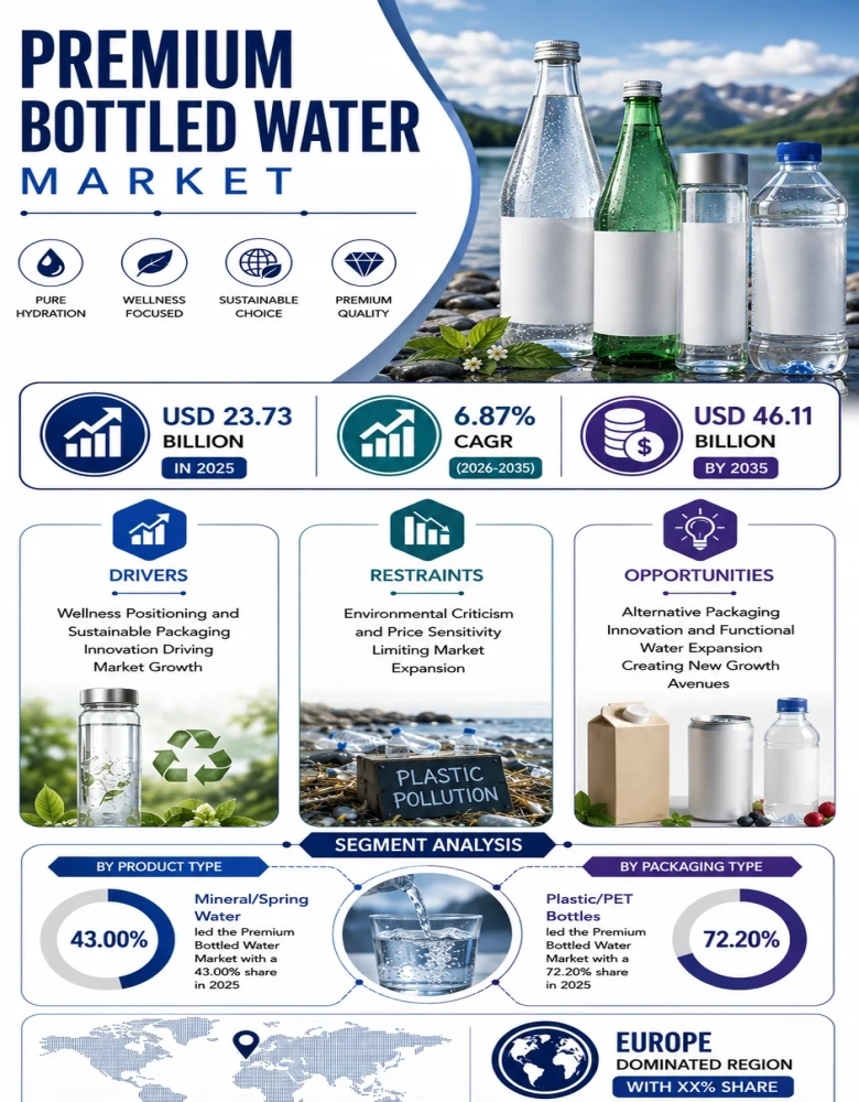 Premium Bottled Water Market Infographic