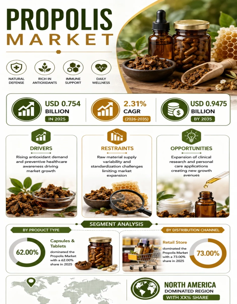 Propolis Market Infographic