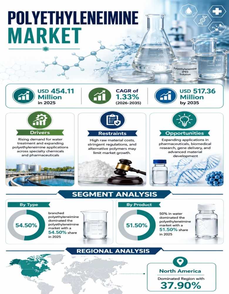 Polyethyleneimine Market Infographic