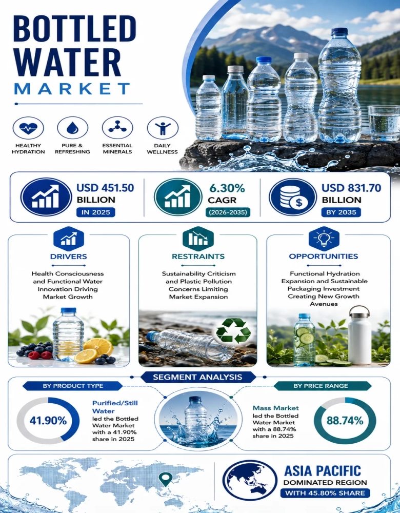 Bottled Water Market Infographic