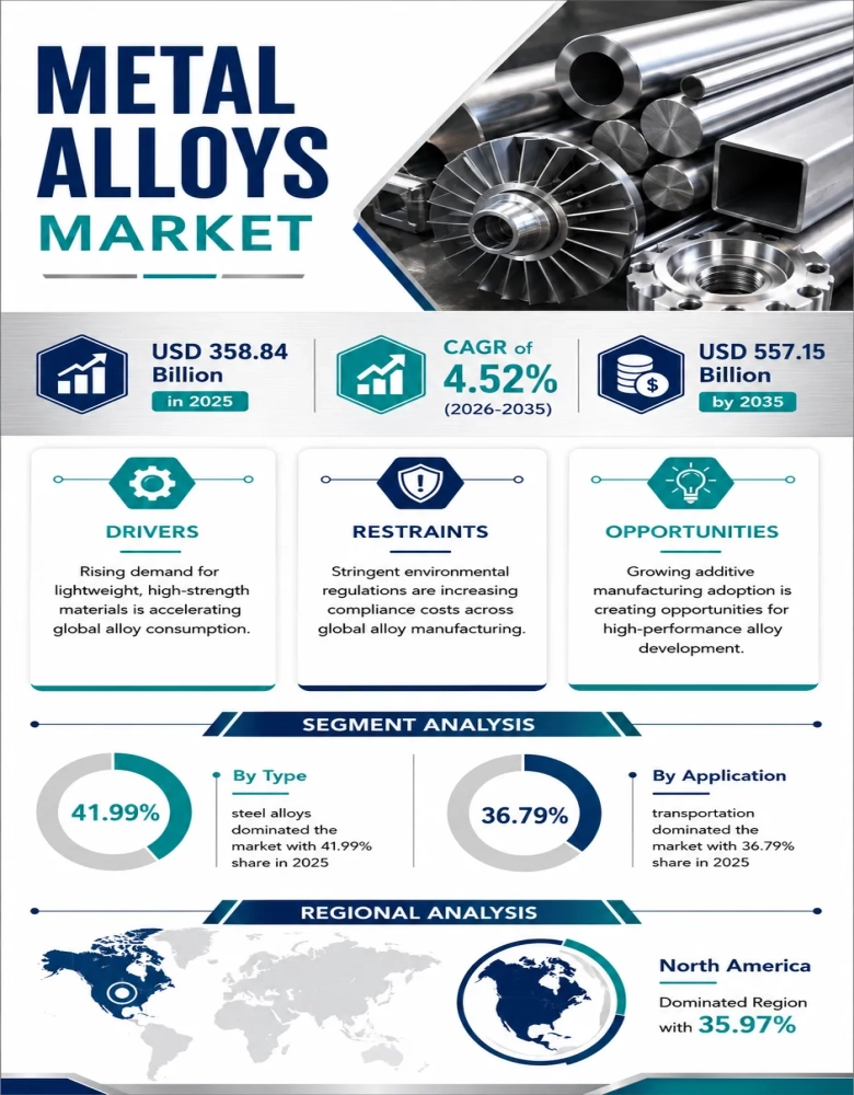 Metal Alloys Market Infographic