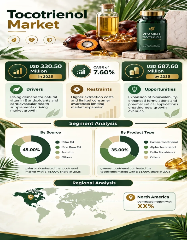 Tocotrienol Market Infographic
