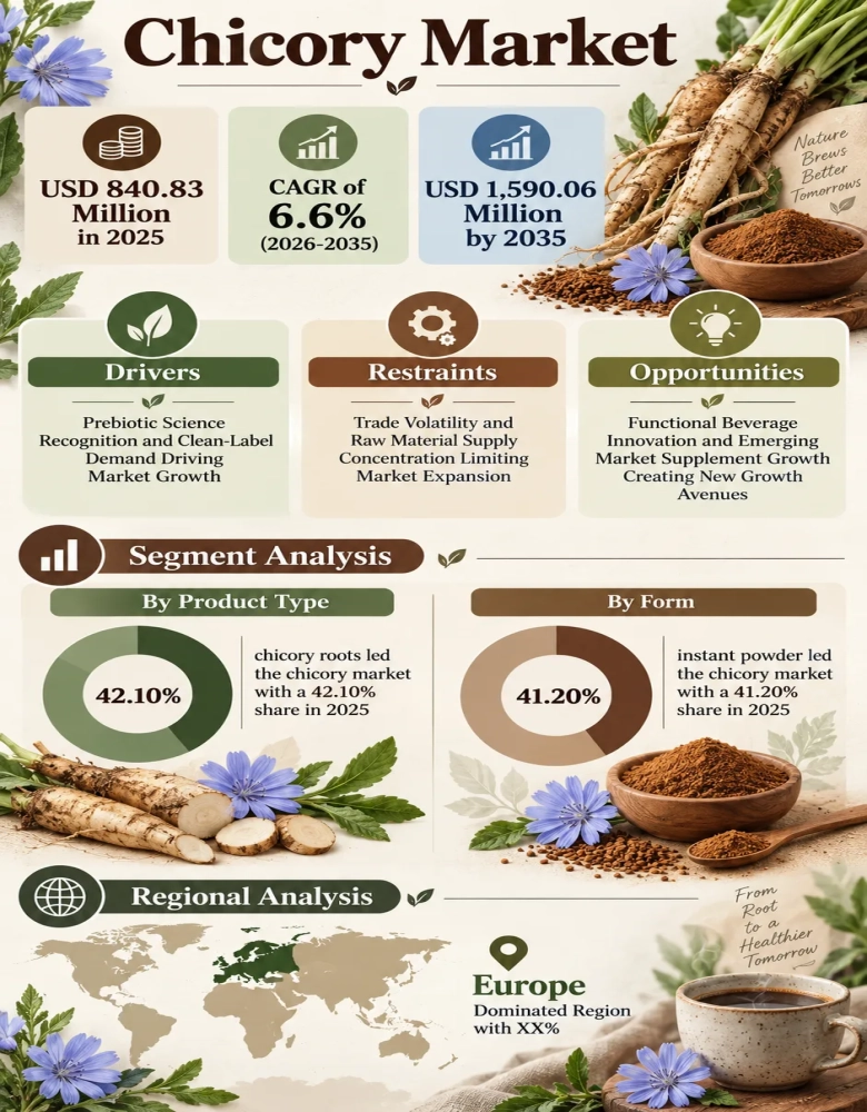 Chicory Market Infographic