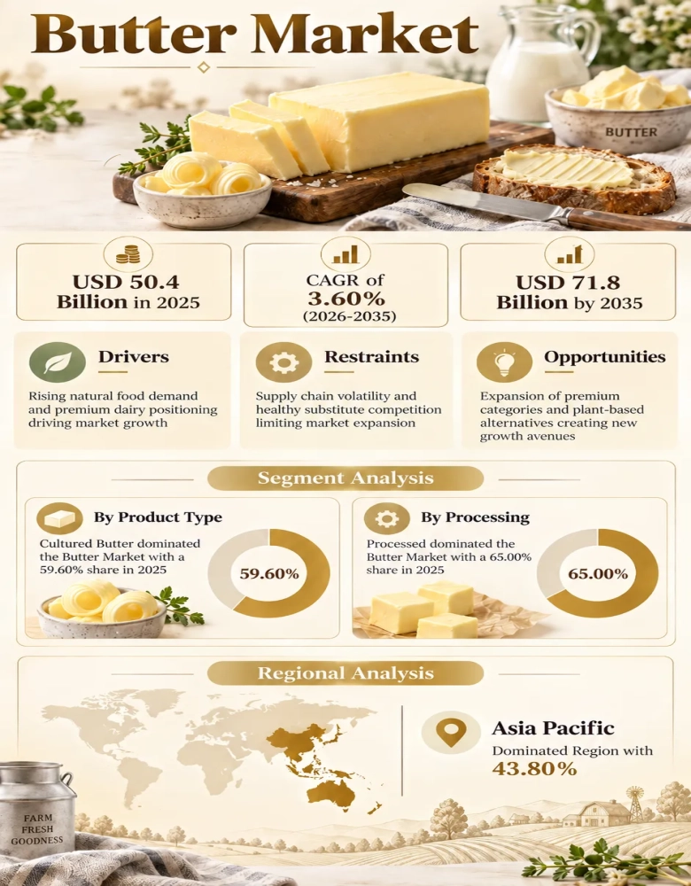 Butter Market Infographic