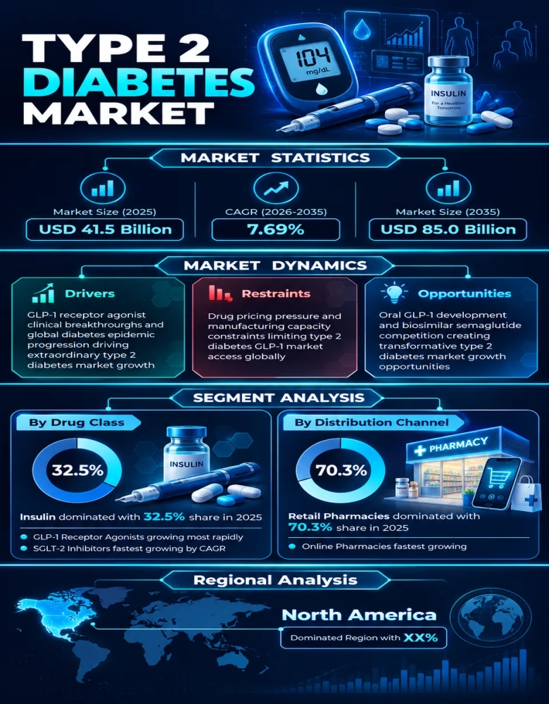 Type 2 Diabetes Market Infographic