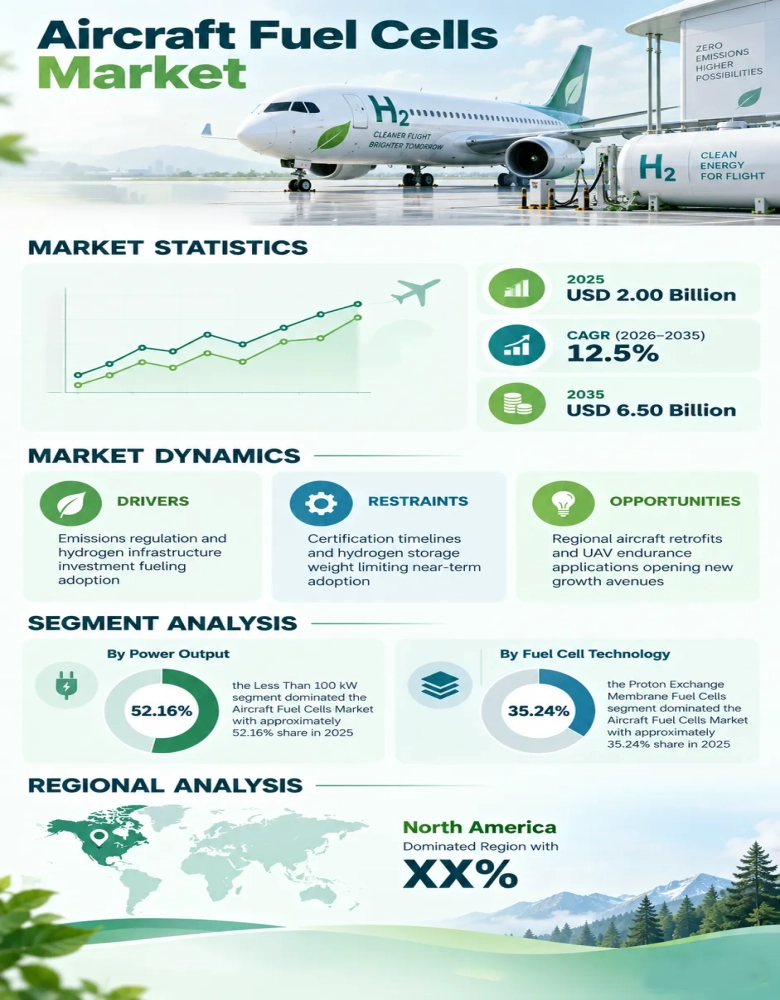 Aircraft Fuel Cells Market Infographic