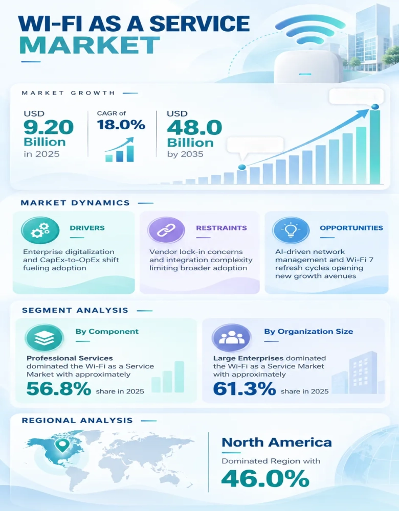 Wi-Fi as a Service Market