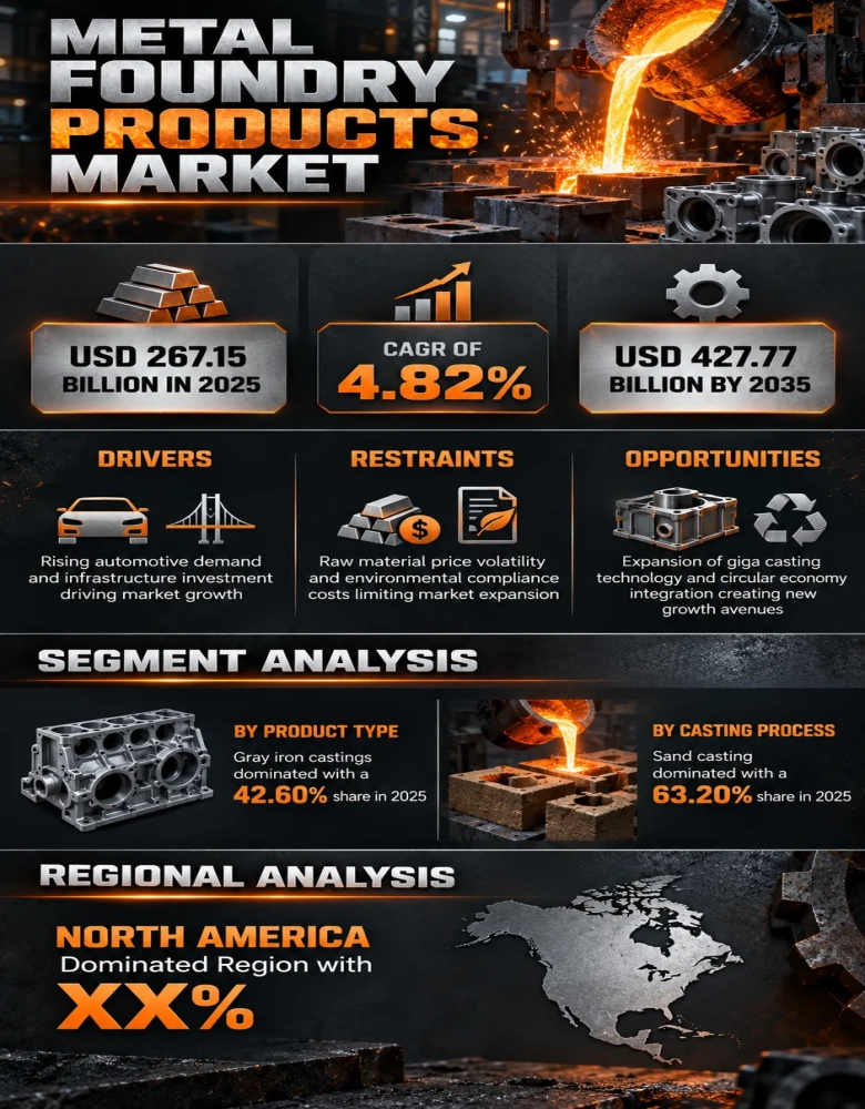 Metal Foundry Products Market Infographic