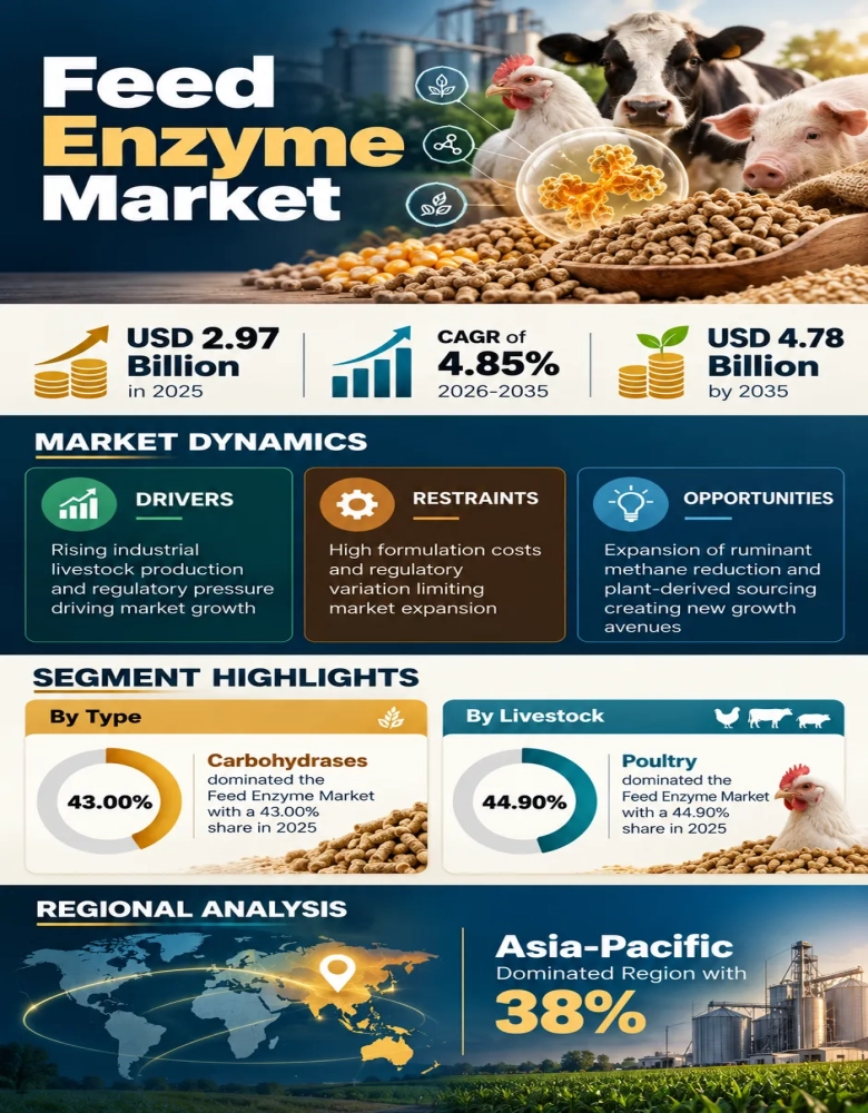 Feed Enzyme Market Infographic