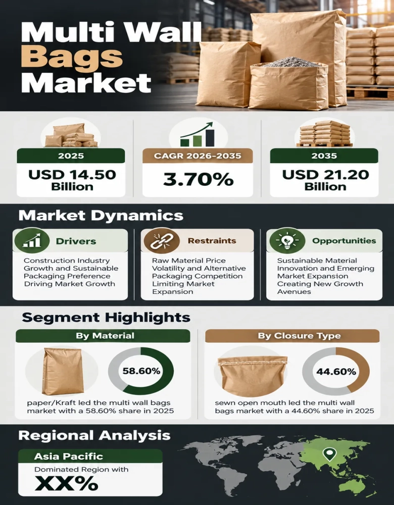 Multi Wall Bags Market Infographic
