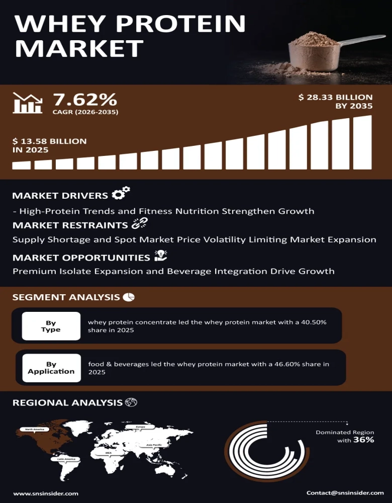 Whey Protein Market Infographic