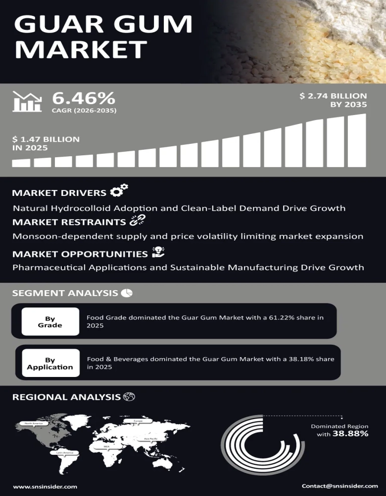 Guar Gum Market Infographic