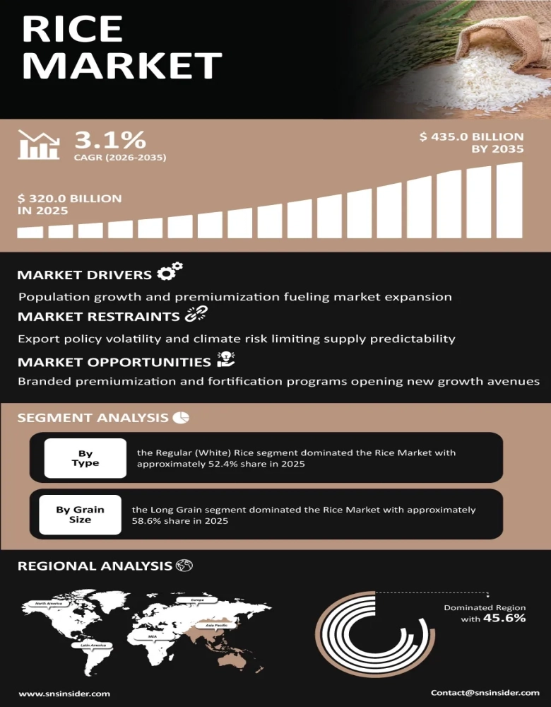 Rice Market Infographic