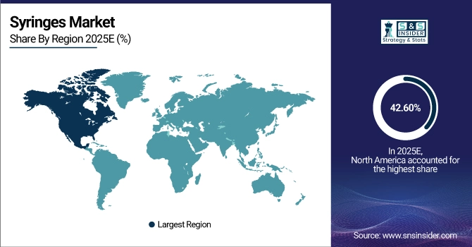 Syringes Market Share by Region