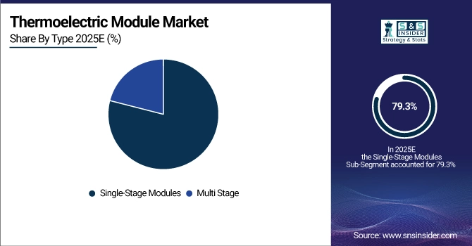 Thermoelectric Module Market Share by Type