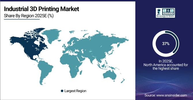 Industrial 3D Printing Market Share by Region