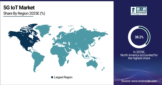 5G IoT Market Share by Region