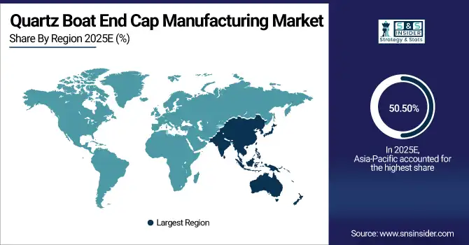 Quartz Boat End Cap Manufacturing Market Share By Region