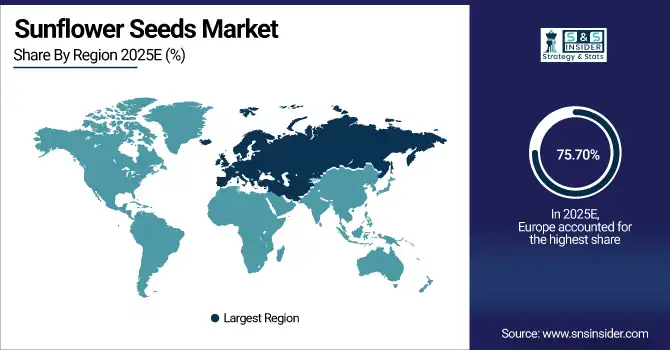 Sunflower Seeds Market Share By Region