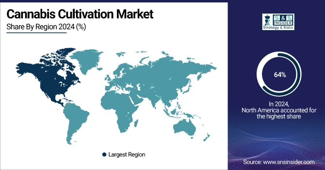 Cannabis Cultivation Market Share By Region