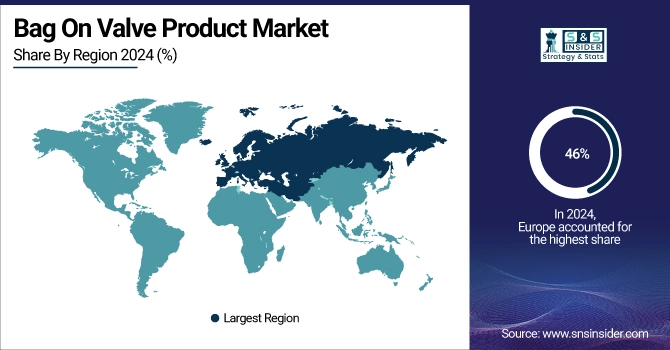 Bag On Valve Product Market Share By Region