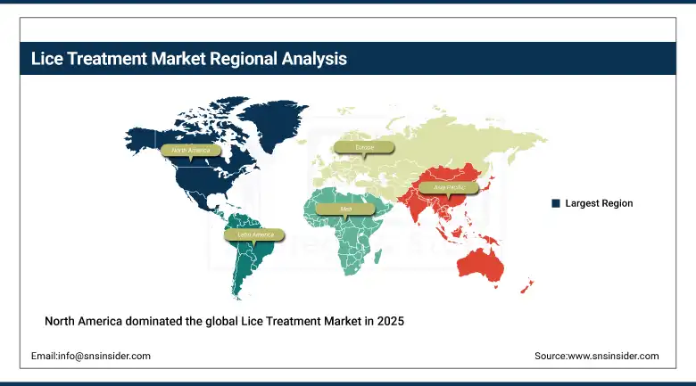 Lice Treatment Market Share By Region