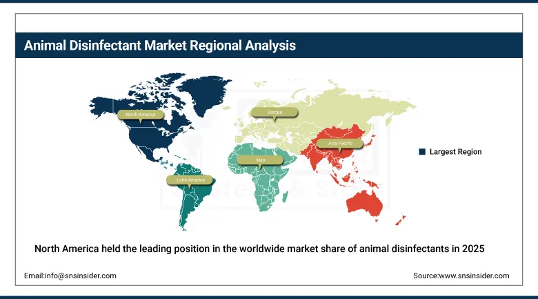 Animal Disinfectant Market Share By Region