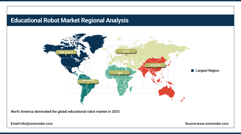 Educational Robot Market Share by Region