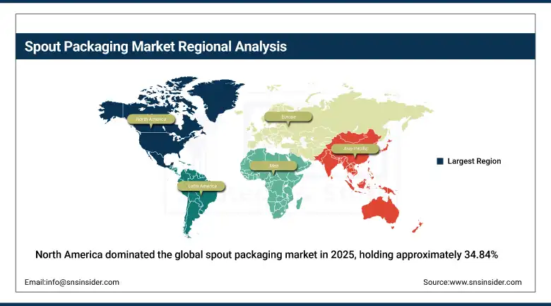 Spout Packaging Market Share By Region